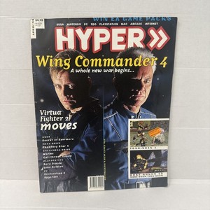 Hyper magazine April 96 Wing Commander 4, Virtua Fighter 2, Toshinden 2