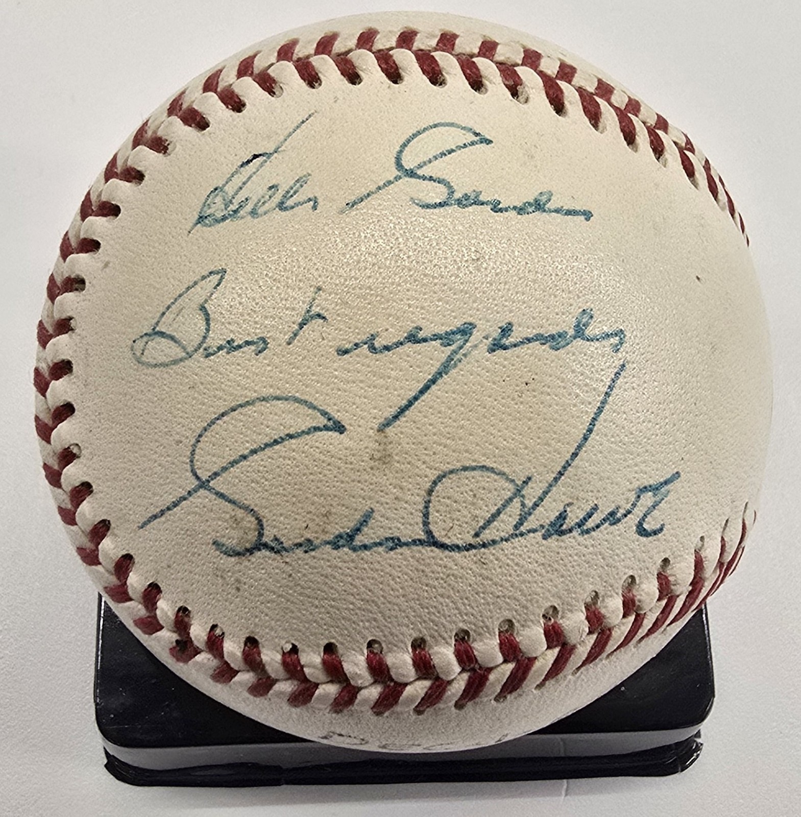 Gordie Howe Autograph OAL Baseball PSA DNA