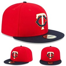 New Era Minnesota Twins Fitted Hat Official MLB Alt 2 Player 2016 Made in U.S.A