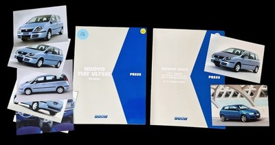 2x FIAT ULYSEE STILO Pressemappe Media Press Kit 2002 G