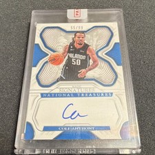Panini National Treasures Signatures Autograph Cole Anthony #S-CAT /99 Magic