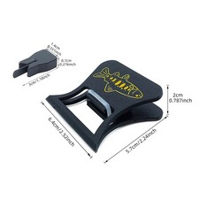 Stainless Steel Fly Tying Feather Clip Tool for Precise Hackle Clamping