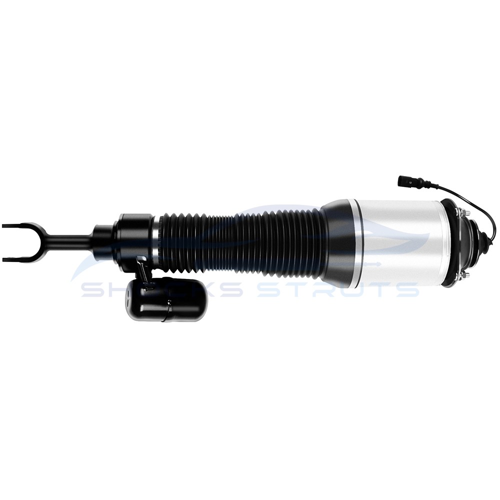 2PCS Front Air Suspension Shock + 1x Compressor For Bentley Continental Phaeton