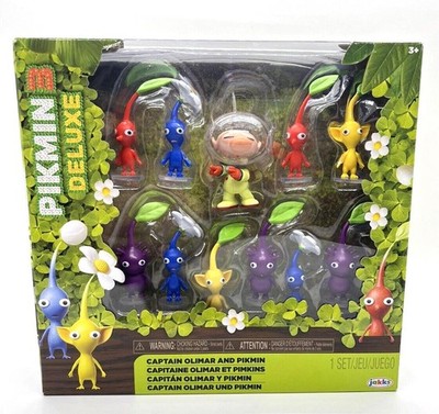 World of Nintendo Captain Olimar Pikmin Deluxe Set 11pk Yellow Red