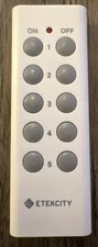 OEM Etekcity Remote Outlet Switch ZAP 5LX-S Remote Control