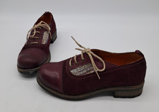 Adesso Burgandy Real Leather Lace Up Shoes UK 5 EU38