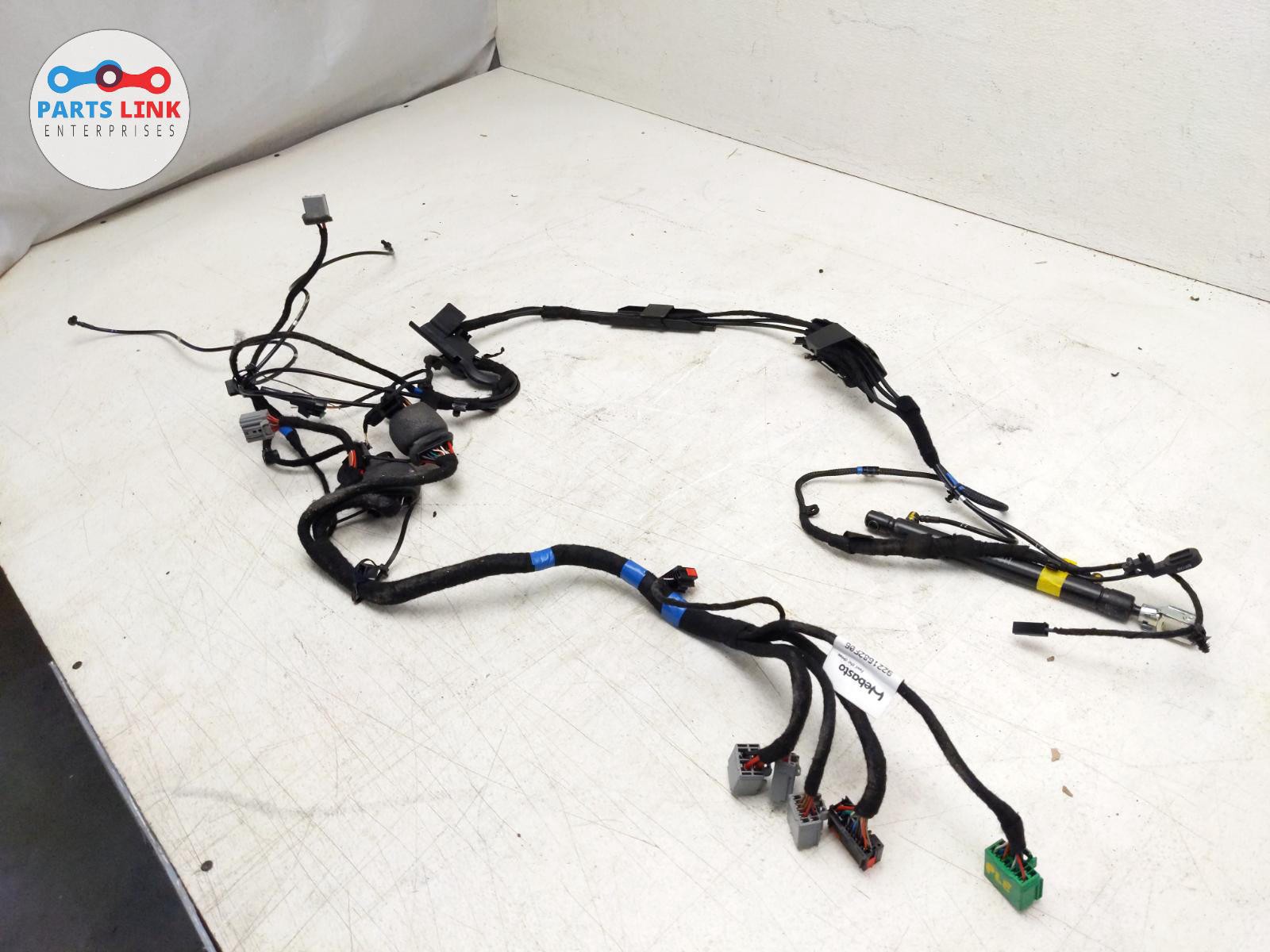 2008-2014 FERRARI CALIFORNIA LEFT ROOF HYDRAULIC STRUT LINES HARNESS PLUGS F149