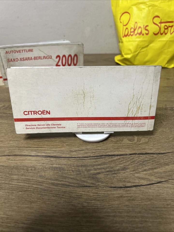 Manuale Officina CITROEN XSARA PICASSO 2000 Prontuario tascabile Originale - Immagine 4 di 4