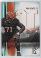 2024 Topps Signature Class Rookies Teal 71/225 Amarius Mims #89 6q5