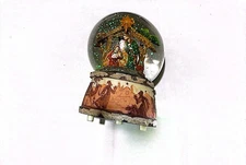 Snow Globe of The Manger Nativity Scene Christmas Decor