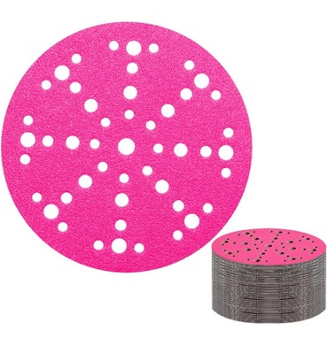 6 Inch Sanding Disc, 40Pcs 49 Holes, 60 120 180 240 Grit, Festool Orbital FFSD64