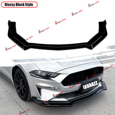For 18-2023 Mustang Performance Rt Style Front Bumper Chin Lip Spoiler Splitter