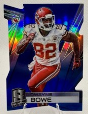 2014 Dwayne Bowe /25 Panini Spectra #116 Prizm Blue Diecut