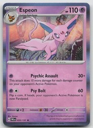 Espeon 033/131 Holo Rare Prismatic Evolutions