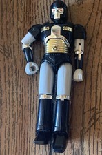 Vintage Bandai Power Rangers Battle Borg (BLACK) Figure 6in