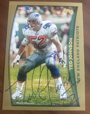 Ted Johnson signed autographed 1998 Topps #327 Card New England Patriots
