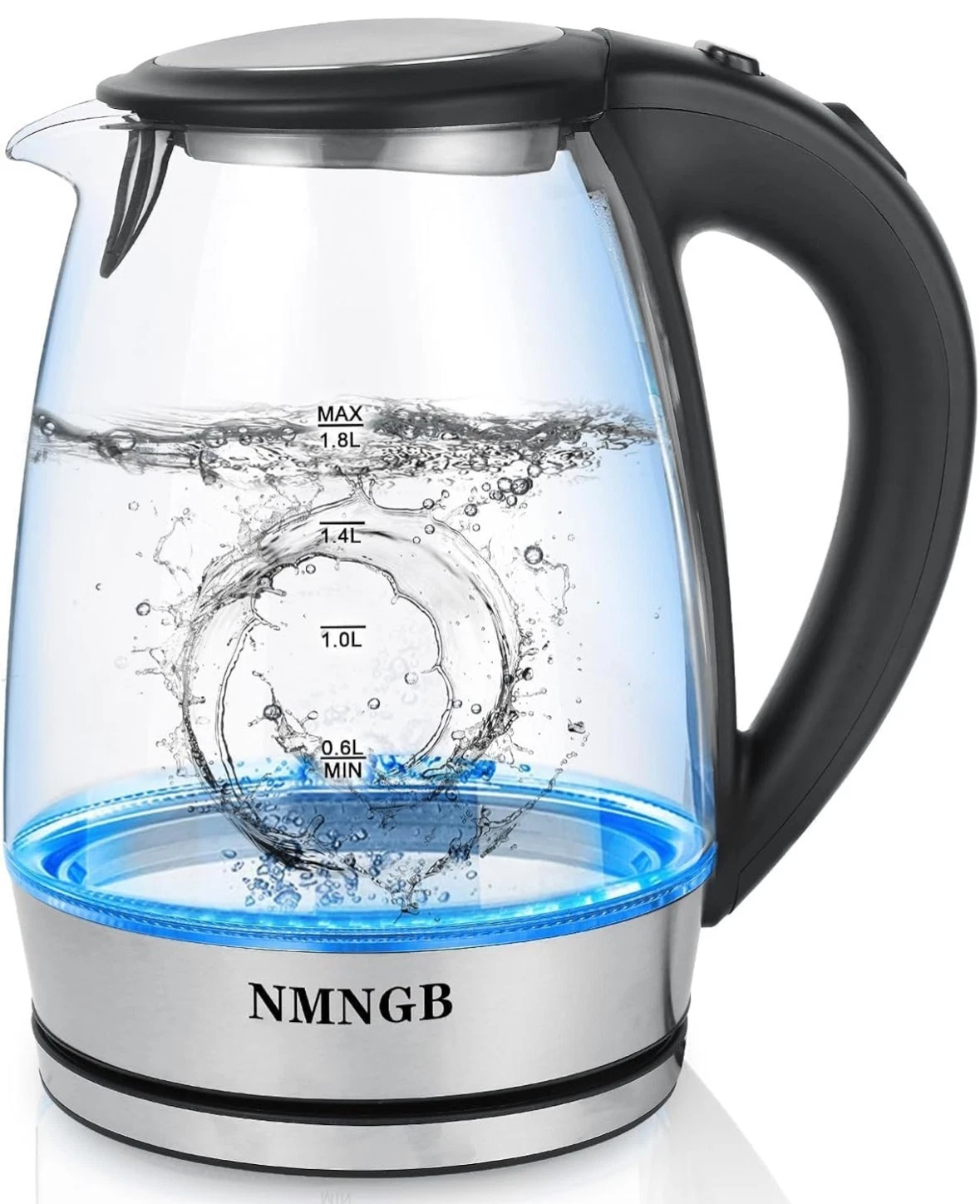 NMNGB - Electric Kettle - 1.8L - Fast Boil - Glass - See Description