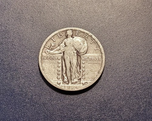 Nice VF 1924-P Standing Liberty Quarter