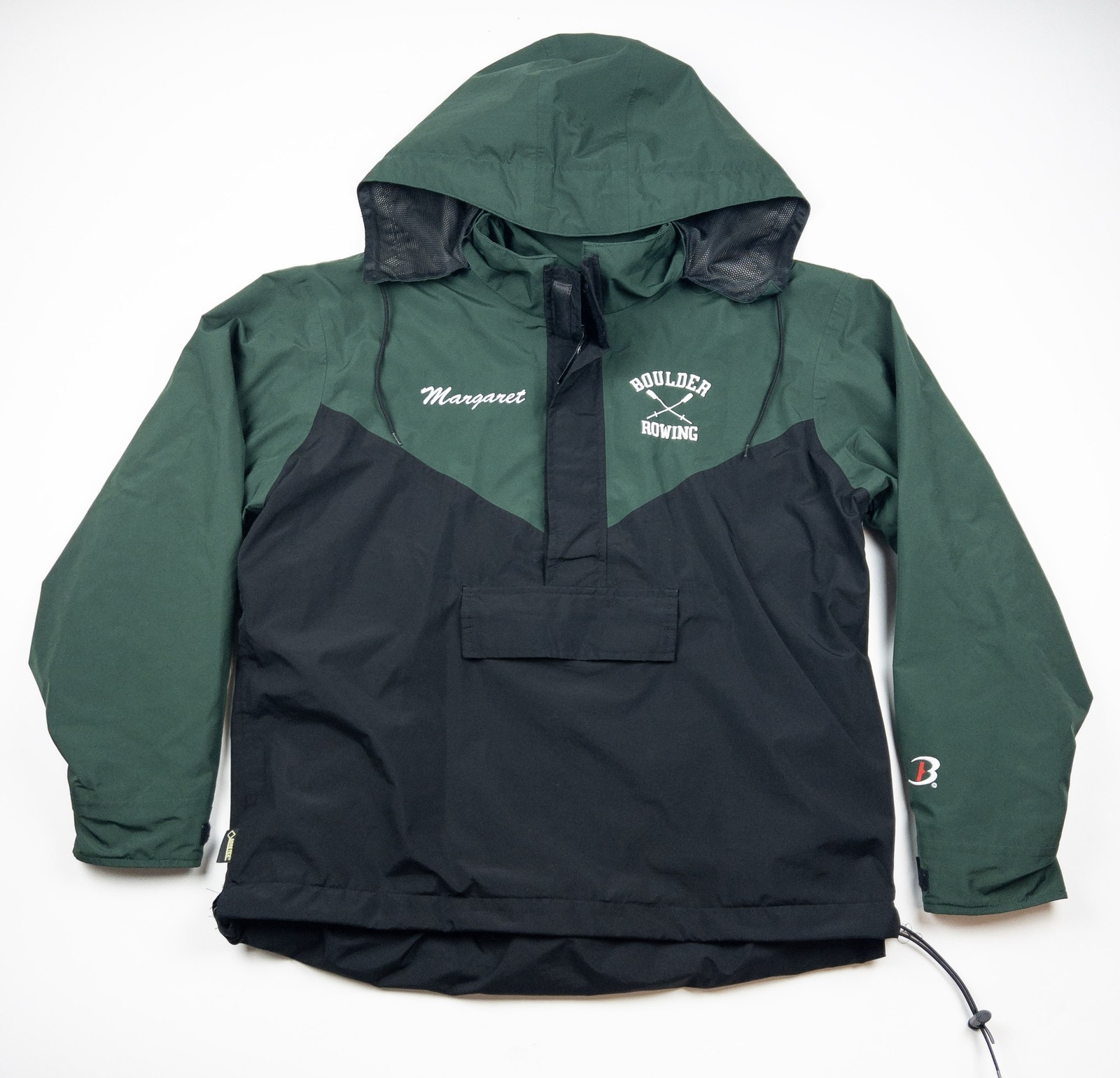 FILA Boatho GoreTex Giacca da Canottaggio Adulto Media Colorado Boulder Crew Verde Nero