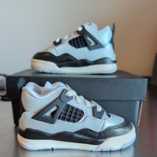 Jordan 4 Retro TD Pure Platinum Metallic Gold (FZ8584 070) size 6c Toddler New