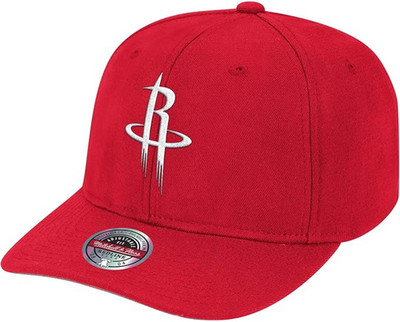 Houston Rockets Erwachsene Kappe Mitchell und Ness NBA verstellbare Passform Mütze - neu