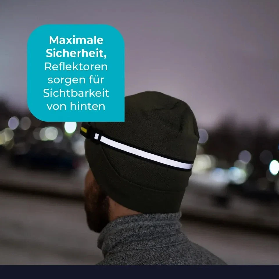 ADVENTURE LIGHT 2.0™ Lampada frontale LED lampada da testa sensore di movimento con luce rossa! - Immagine 4 di 4