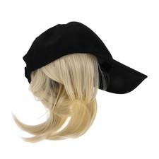 Gorra de béisbol decorativa con accesorio para el cabello y lona de malla para uso diario