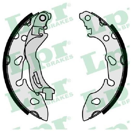 Bremsbackensatz Hinten FüR Fiat 500L 351 352 1.2 14 Bis 26 LPR 199B1000 46341162-image