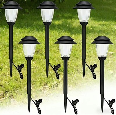 HECARIM 6 Pack Low Voltage Pathway Lights - Waterproof Outdoor Landscape
