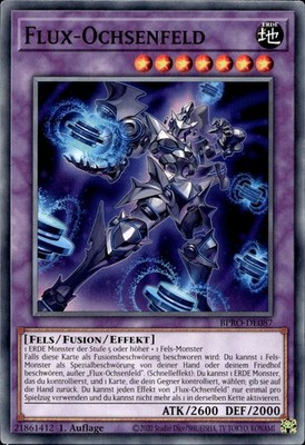 Flux-Ochsenfeld BPRO-DE087 Common Burst Protocol Yugioh Karte Deutsch