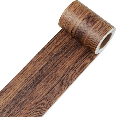 3''X236'' Wood Border Wallpaper Peel and Stick Wood Grain Wallpaper Self Adhesive