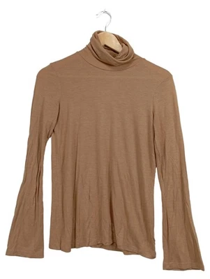 Zara Pull Femme Beige Col roulé Viscose (EU 38, INT M) - Photo 1/3