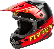 Fly Racing Youth Kinetic Surge Helmet Black/Red/Yellow YL 73-8726YL