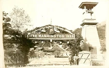 TOLL GATE, RPPC, NEW ALMADEN, SANTA CLARA, CALIFORNIA, VINTAGE POSTCARD (EU318)