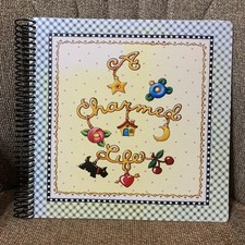 Vintage Mary Engelbreit A Charmed Life Spiral Scrapbook Collage Photo Album New