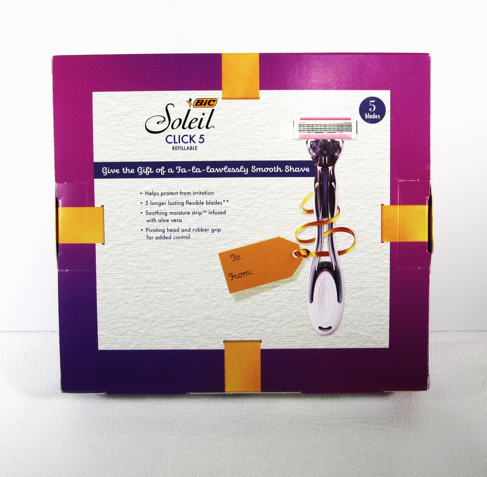 BIC Soleil Click 5 Refillable Shavers with 1 Handle + 10 Cartridges Gift Set