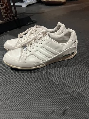 Adidas × Porsche Design 356 White Leather Sneakers Men's US 9   Rare Collab, Dis