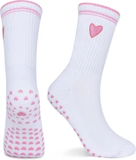 Grip Non-Slip Cute Pilates Socks for Yoga,Barre,Reformers US Shoe Sizes 5-11