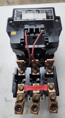๐ SQUARE D SIZE 4 MOTOR STARTER 120 VAC COIL 100 HP 600 VAC 8536SF01