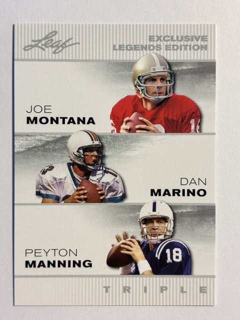 Joe Montana San Francisco Triple Edition "special Release" 2024 Football Card