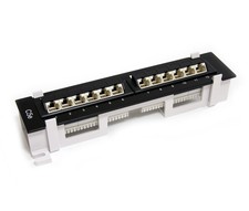 StarTech 1U 12 Port Wall Mount Cat5e 110 Patc...