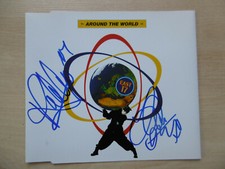 East 17 Autographs Signed Cover "Around The World"
