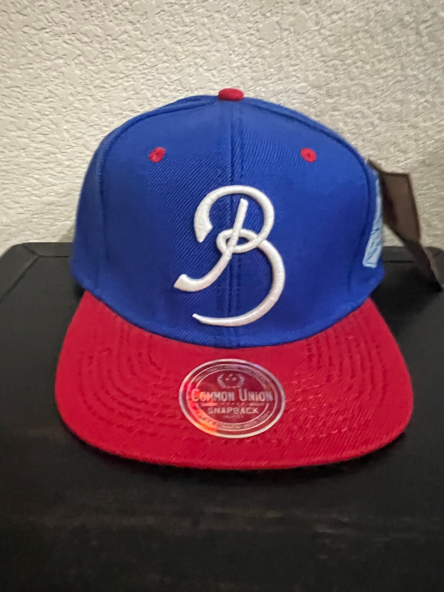 Brooklyn Tip Tops SNAPBACK HAT/CAP BY COMMON UNION, Blue/Red Color NEW