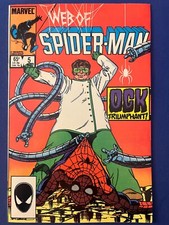 Web of Spider-Man Vol. 1 #5 August 1985 Copper Age Marvel Comics (VF+
