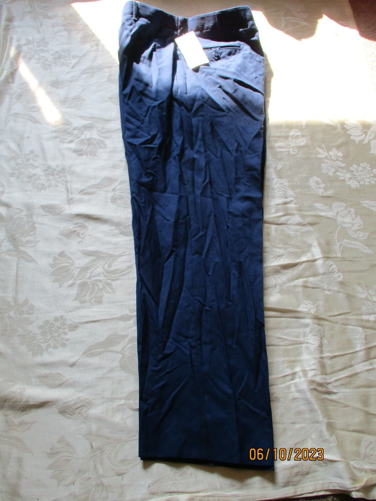NEW/NOS DLA ARMY Lightweight Blue Pants / Slacks - Men's Size 38L - 29" inseam