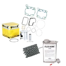Top End Piston Kit with Gaskets & Hone - Fits Suzuki RM125 (2004-2008) Pro-X