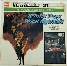 View Master GAF Disney Return From Witch Mountain 3 Reels and Booklet