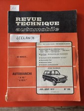 Revue technique Autobianchi A112
