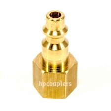 1/4" NPT Pneumatic Air Compressor Bras Female Quick Connect Fitting Coupler Plug