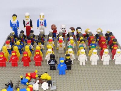 74x Lego Figures Technic Fubuland Space Astronaut Knights Accessories 90s Collection